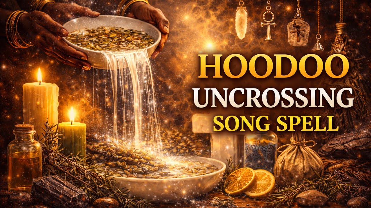 Hoodoo Uncrossing Song Spell 🧼 | Clear Negative Energy, Remove Blocks & Restore Flow