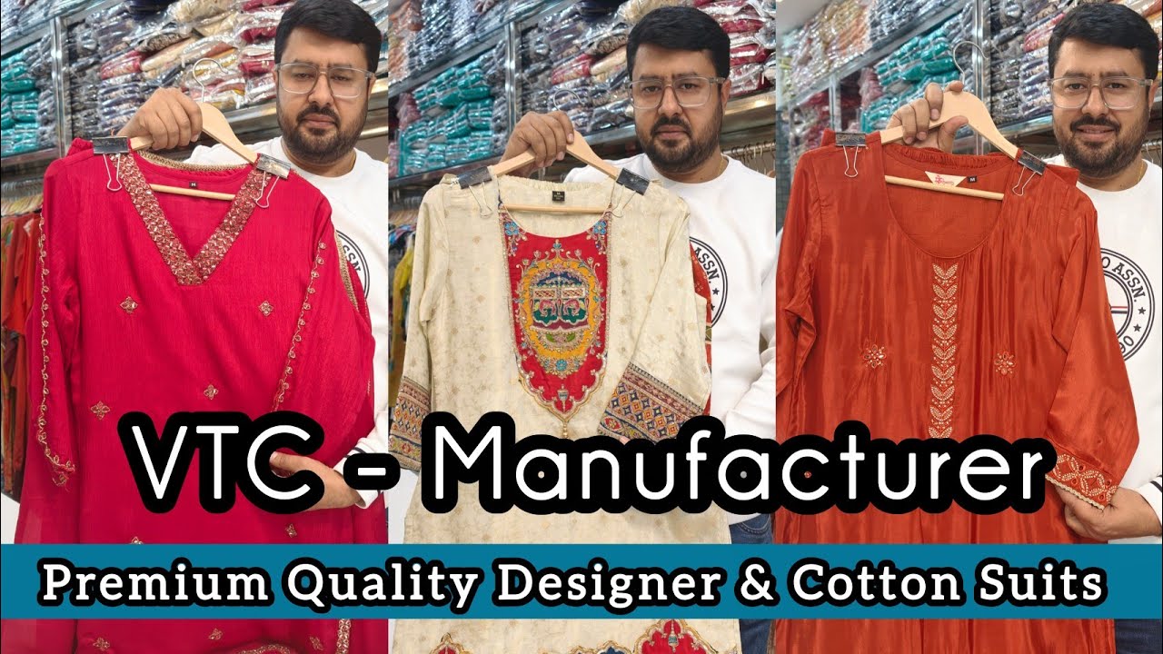 💞Super Premium Quality Designer & Cotton Suits Manufacturer and Wholesaler VTC💞