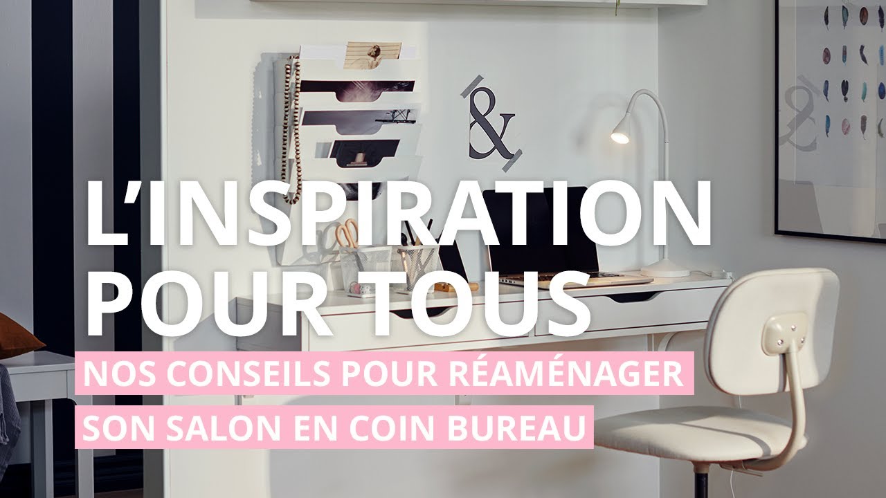 Nos conseils pour r&eacute;am&eacute;nager son salon en coin bureau