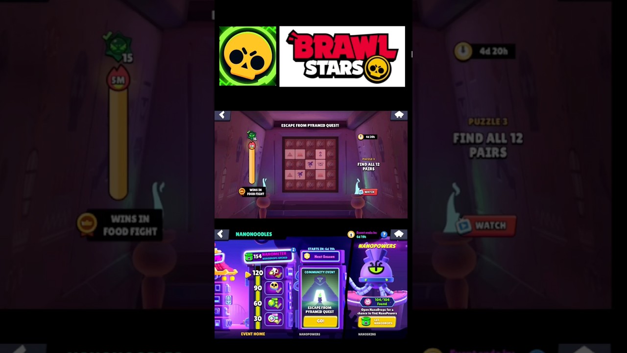 Brawl Stars Escape Pyramid Quest Puzzle 3 Full Solution