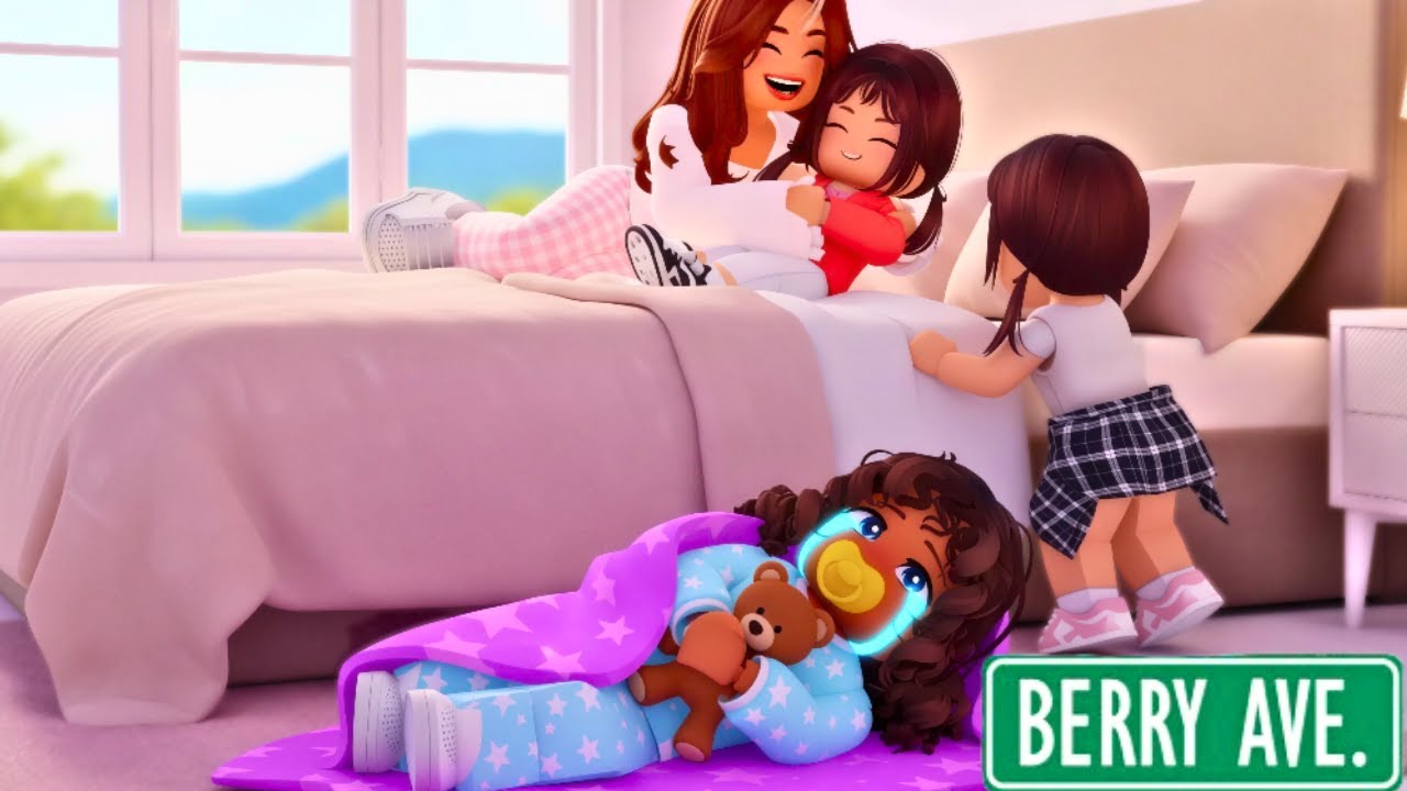 😢 Близнецы обнимаются… Но Харпер спит одна 💔 | Семейная ролевая игра Roblox