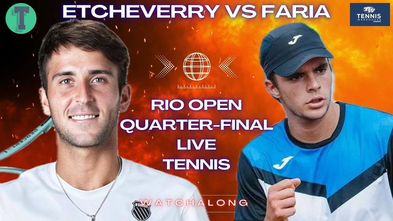 Tomas Martín Etcheverry vs Jaime Faria | Rio Open Quarter-Final 2026 | LIVE TENNIS WATCHALONG