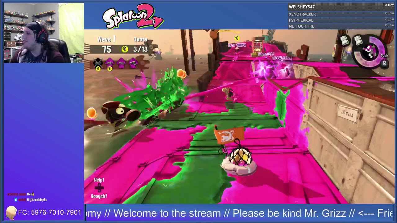 Splatoon 2 Collab with Hoenn, Xeno, and Welshey