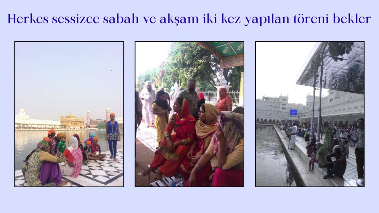 Amritsar'da Altın tapınakta bir gün