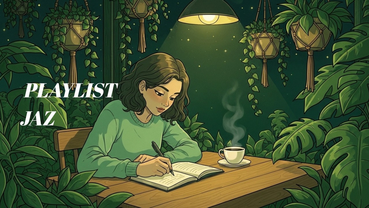 MIDNIGHT WRITING JAZZ ✍️ Soft Jazz for Focus, Journaling & Quiet Moments