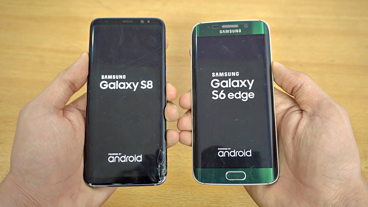 Samsung Galaxy S8 vs Galaxy S6 Edge - Speed Test! (4K)