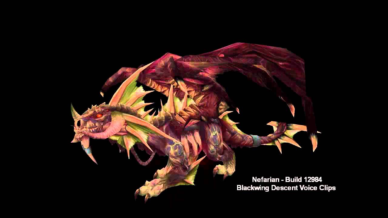 Nefarian Dialog - Build 12984