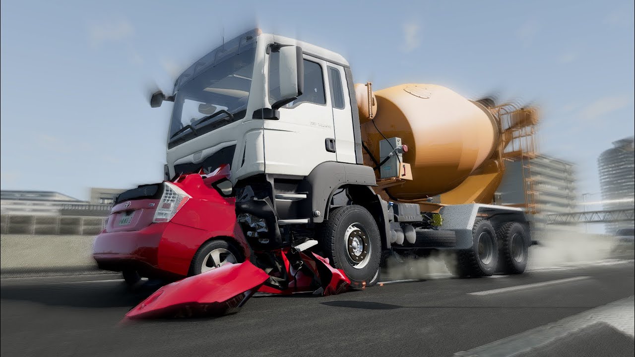 世界の交通事故まとめ！#1 逆走車と正面衝突！日本の事故　他　#BeamNg Drive
