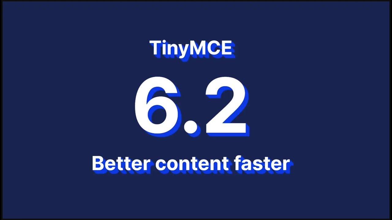 TinyMCE 6.2 - Merge Tags, Footnotes, Autocorrect & More!