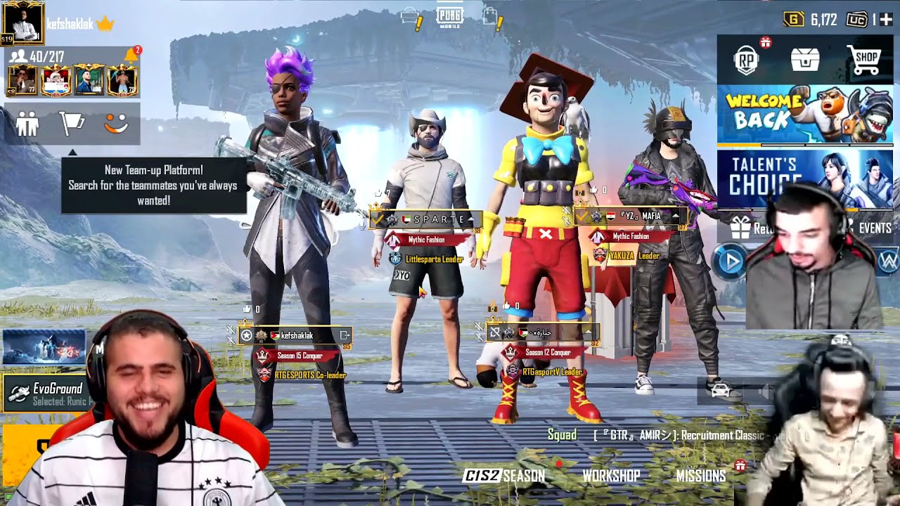 ابو سروال يدخل الجيش مع تيمه و خيارة يتقاعد من القوات الخاصة 😂 🤣 - PUBG MOBILE