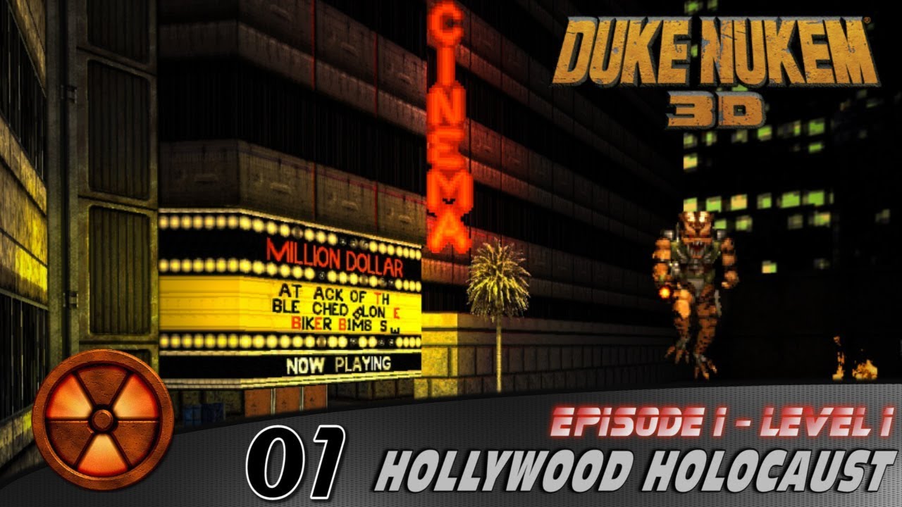 Duke Nukem 3D: 01 - Hollywood Holocaust - All Secrets (E1L1)