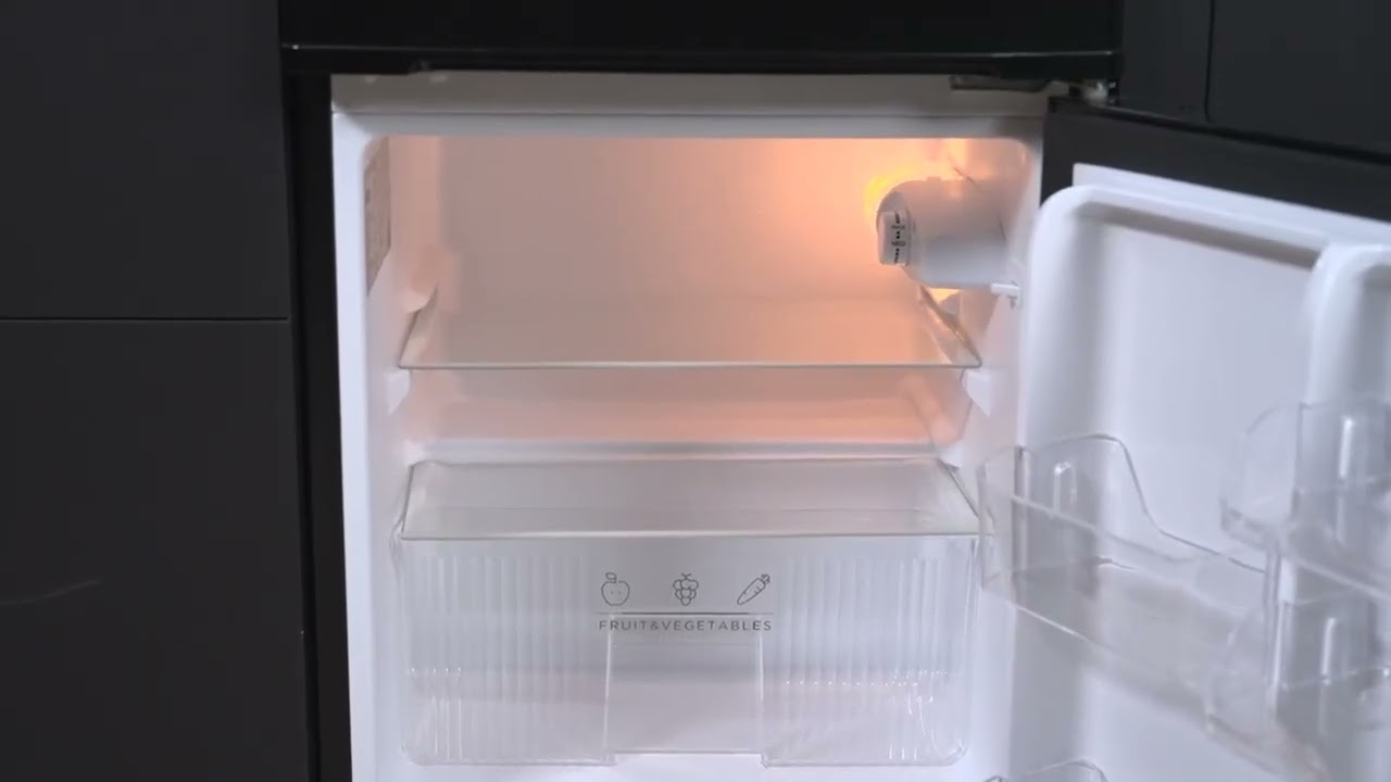 Обзор товара: Мини-холодильник Mykin 87 л с верхней морозильной камерой, черный MBF91B