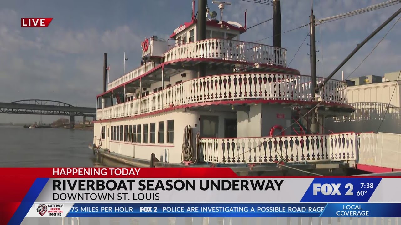 Riverboat cruises return to St. Louis for the season