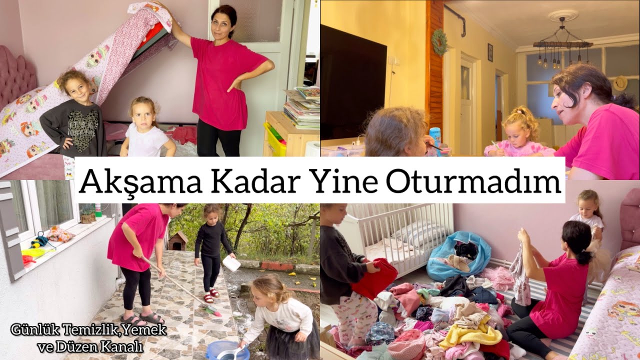 Bazayı Döktüm,Ayıkladım,Yerleştirdim🎊3 Çeşit Zeytinyağlıyla 5 Gün🌿Bahçe Çamur Olmuş,Temizledim🌸Rutin