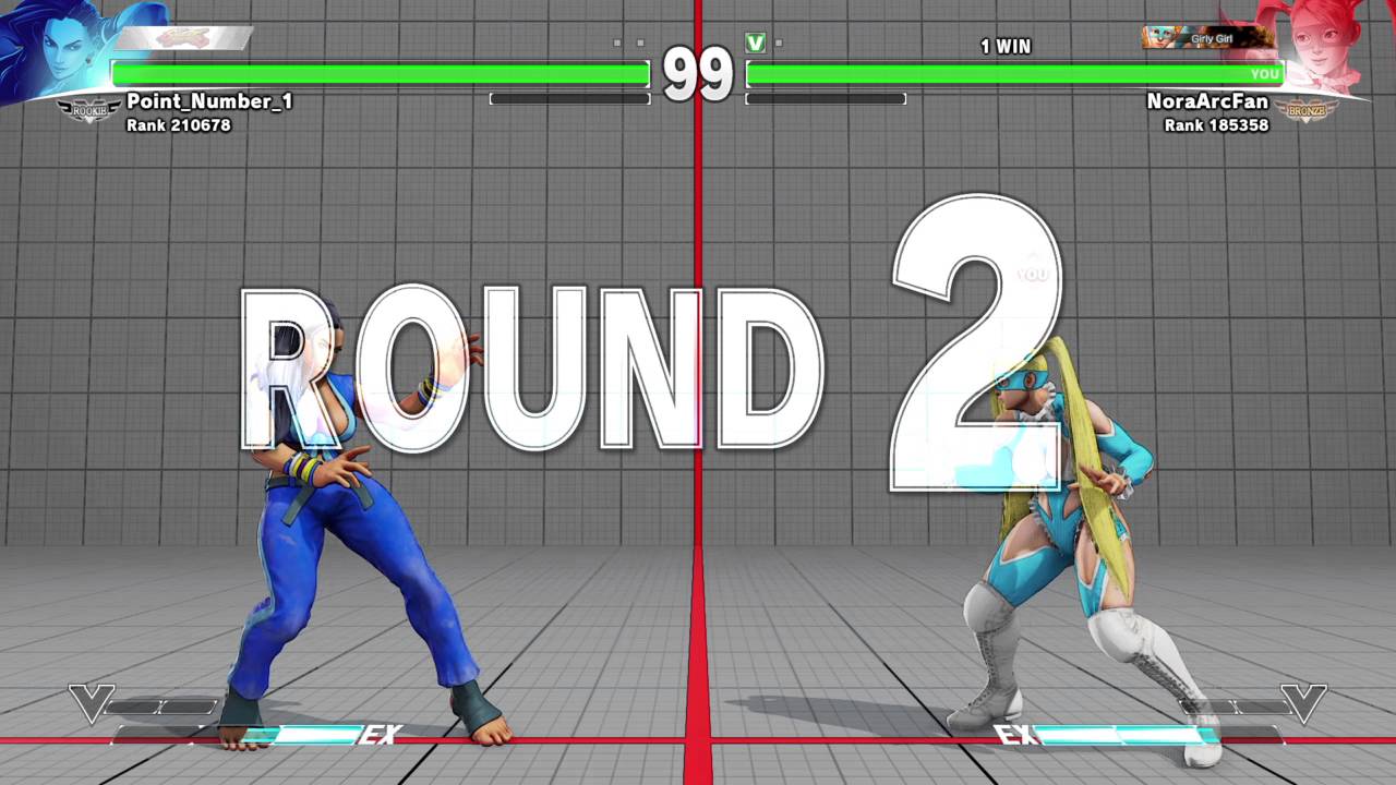 STREET FIGHTER V Point_Number_1 (Laura) vs. NoraArcFan (Me) 3/15/16