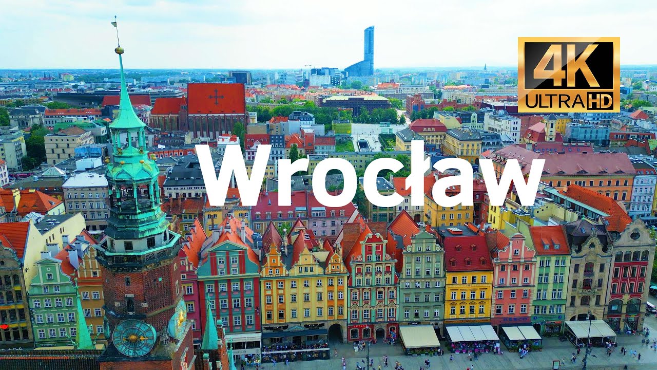 Wrocław z drona 4K/60 fps- Wroclaw by drone