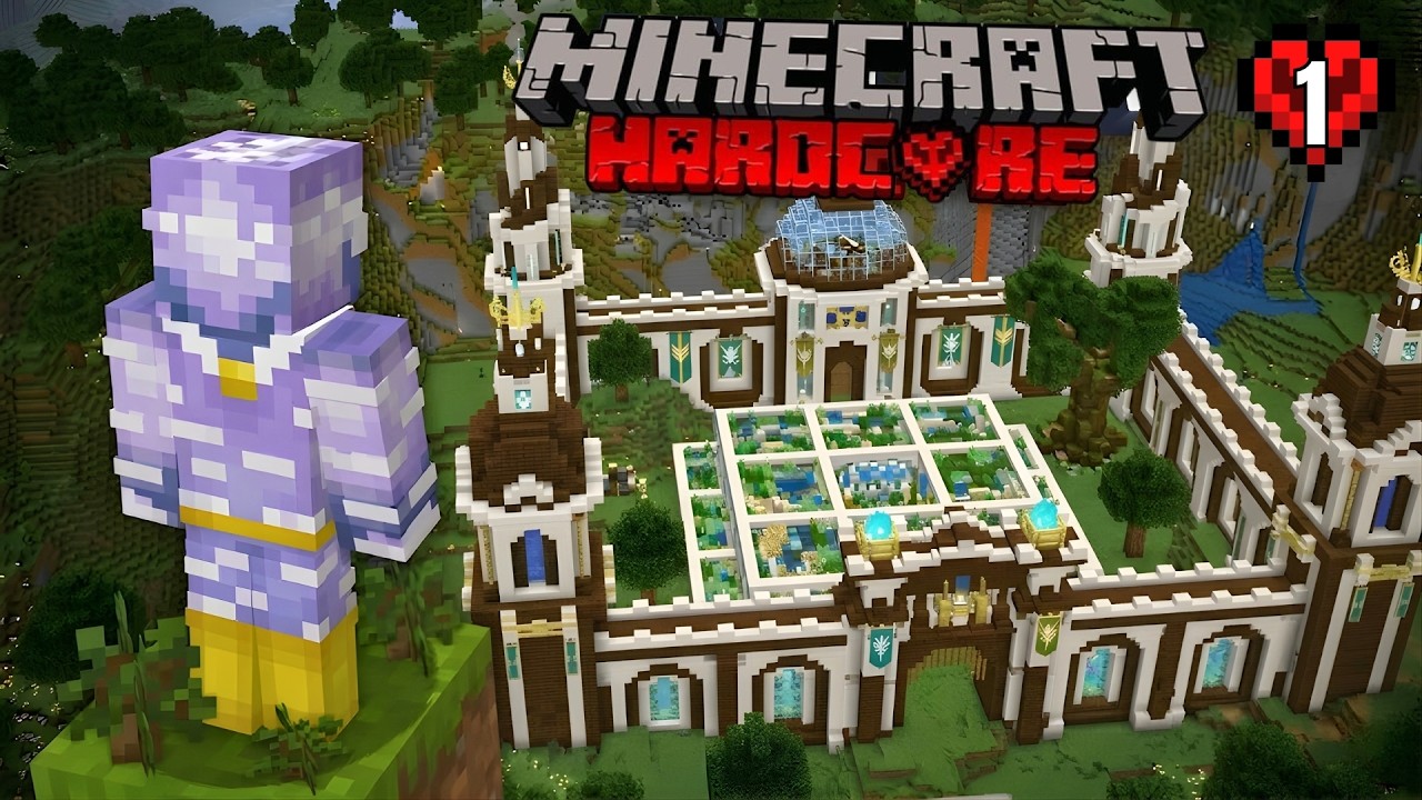 Minecraft'ta 24 Saatte Şehir Kurmayı Denedim... (PİŞMAN OLDUM)