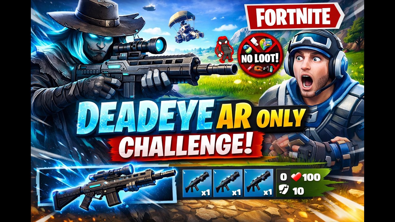 Fortnite deadeye AR only challenge
