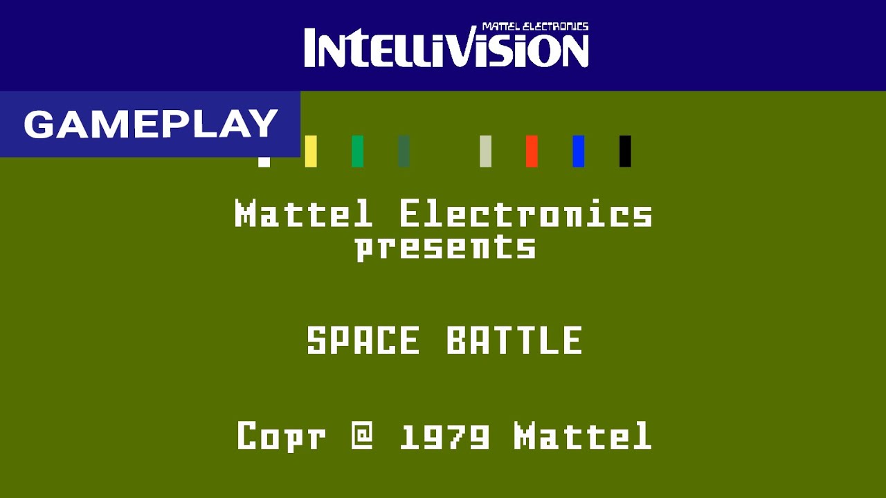 Space Battle (Intellivision) - Gameplay Clip [HD] | RetroGameUp