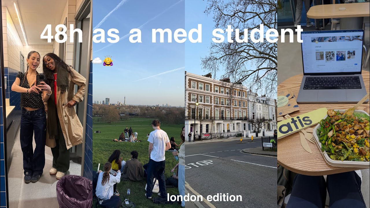 48h in the life of a medical student in london 🩺 productive + fun vlog