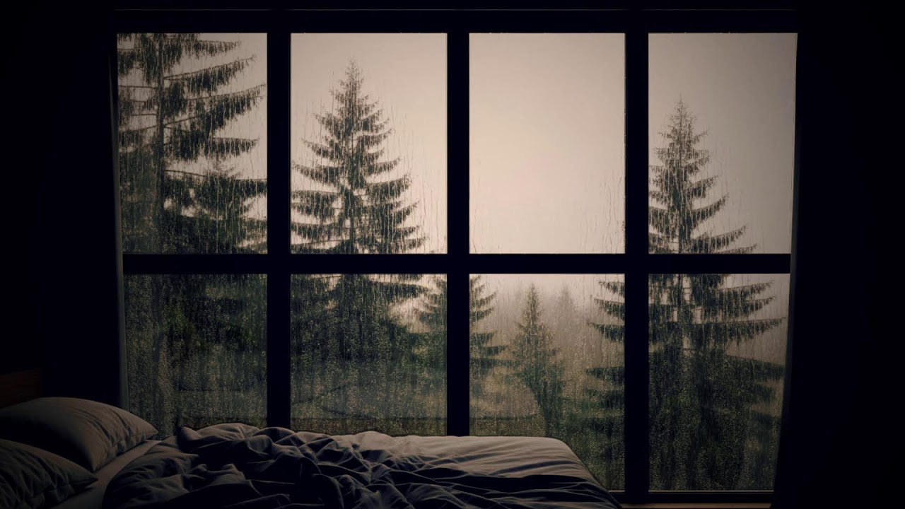 Rainy Cabin Night & Gentle Rain Sounds for Deep Sleep & Total Relaxation