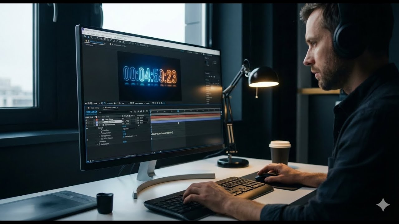 Счётчик от 0 до 100 в After Effects с Slider Control | Без плагинов