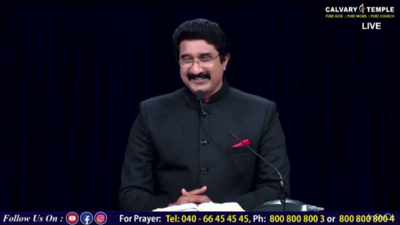✝️💐WORD OF GOD \\ DR SATISH KUMAR BROTHER #jesusmessagesintelugu