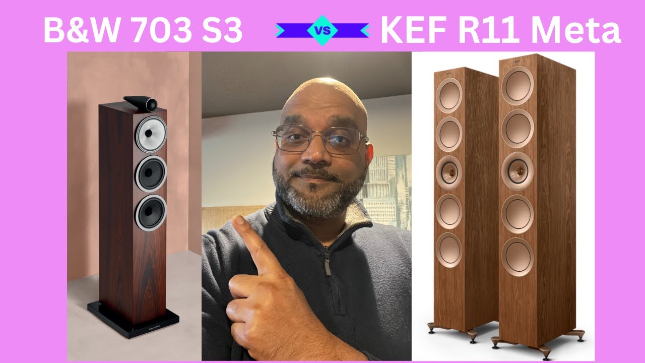KEF R11 Meta против Bowers & Wilkins 703 S3 — демонстрация и первые впечатления