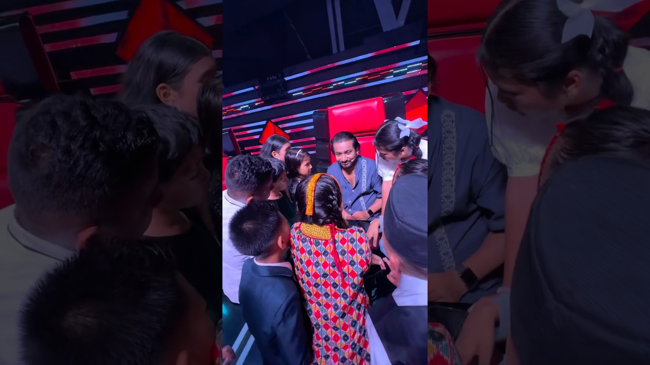 Talents Sharing Moments with Coach Khem💞💞 #himalayatvhd #thevoicekids #thevoice #himalayatvhd