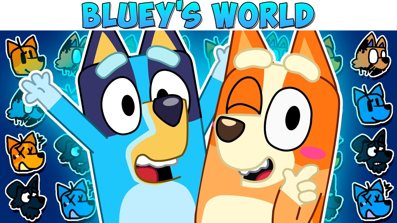 FNF Character Test | Gameplay vs Playground | Bluey's World | FNF Mods