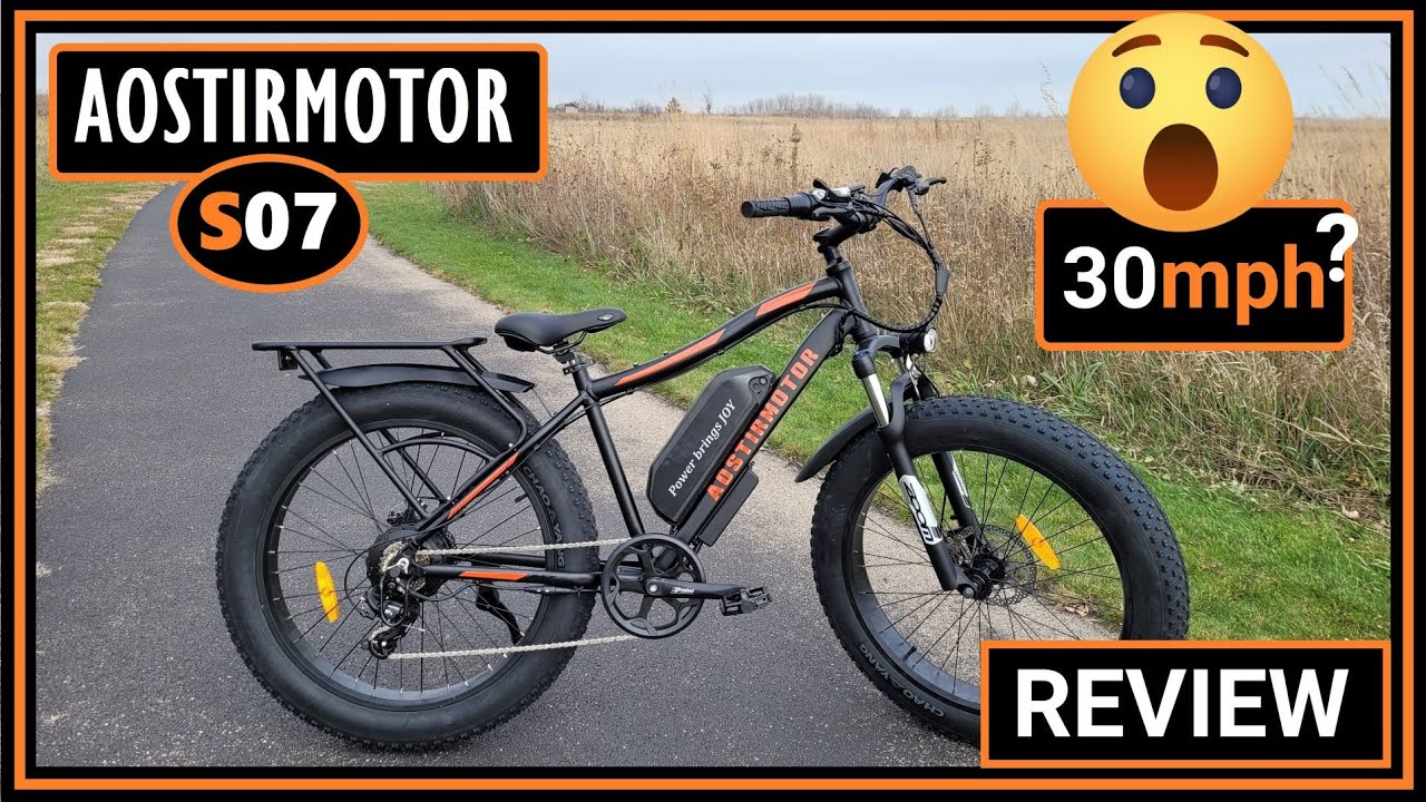 Электровелосипед Aostirmotor S07 **Обзор и распаковка**