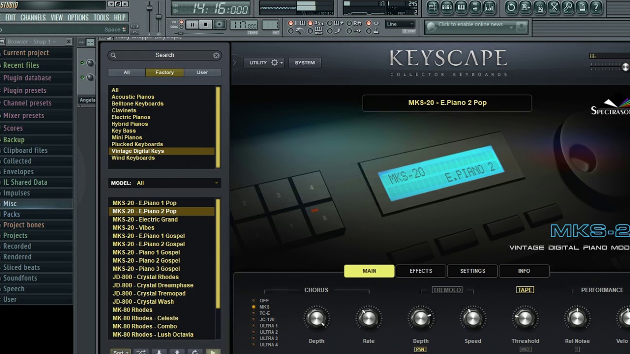 Spectrasonics Keyscape Mks-20 All E-pianos Presets
