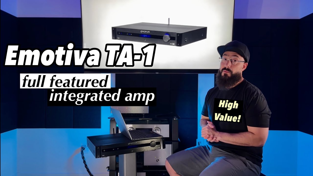 High Value meets High Performance! Emotiva TA1 integrated amp review.
