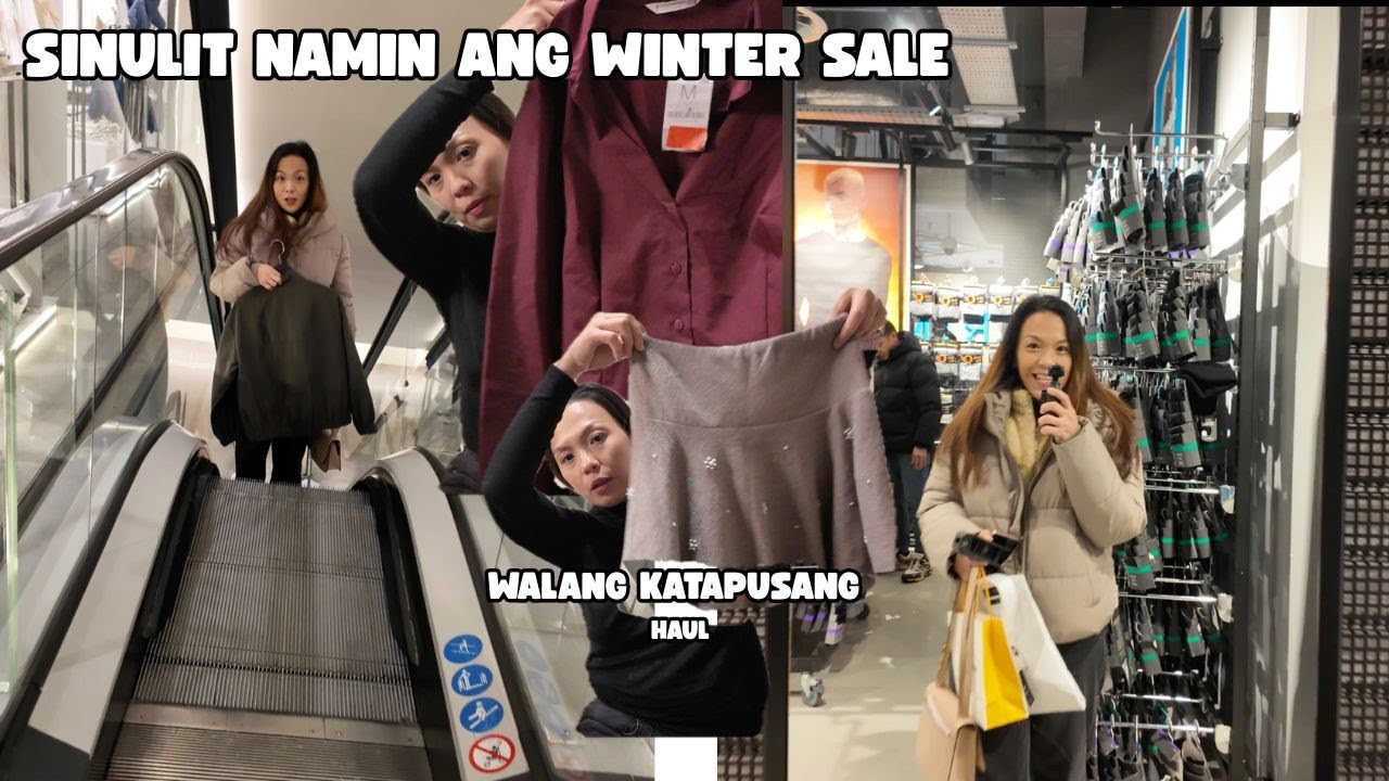 SINULIT ANG WINTER SALE AT WALANG KATAPUSANG HAUL! - FILIPINA IN AMSTERDAM 4K
