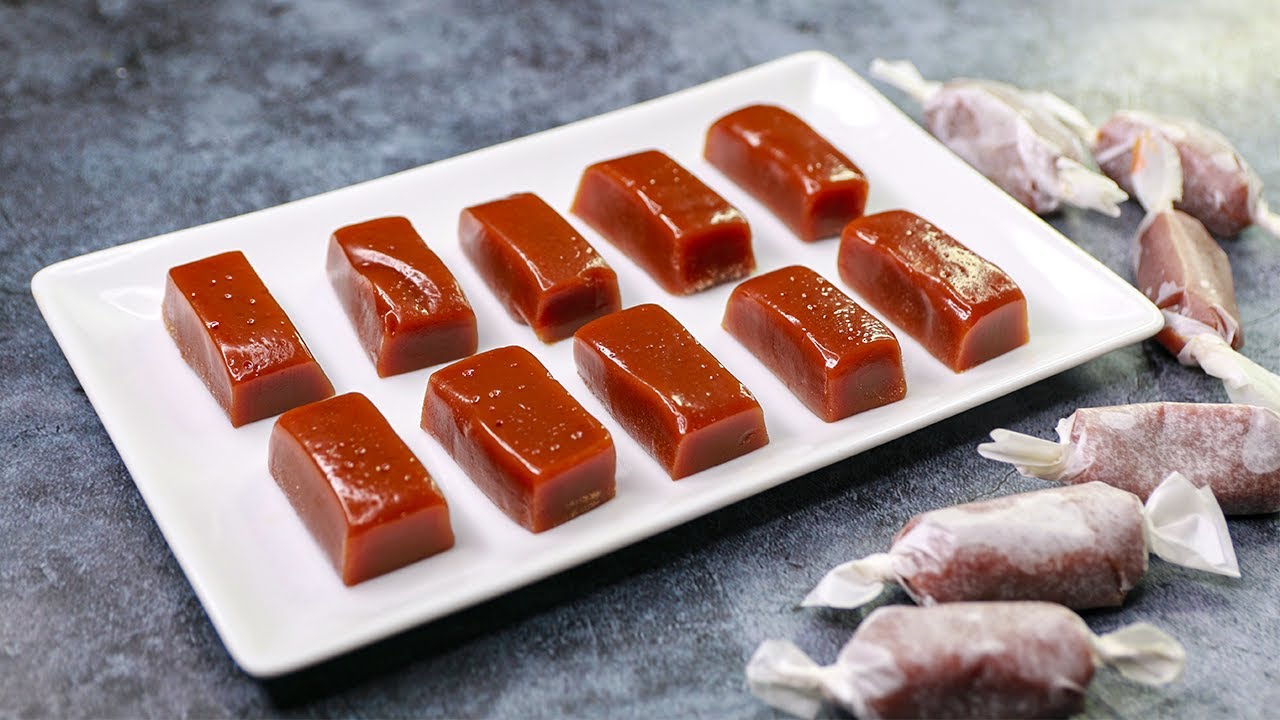Caramel Toffee | Chewy Caramel Toffee Recipe | Home Made Caramel Toffee | Yummy