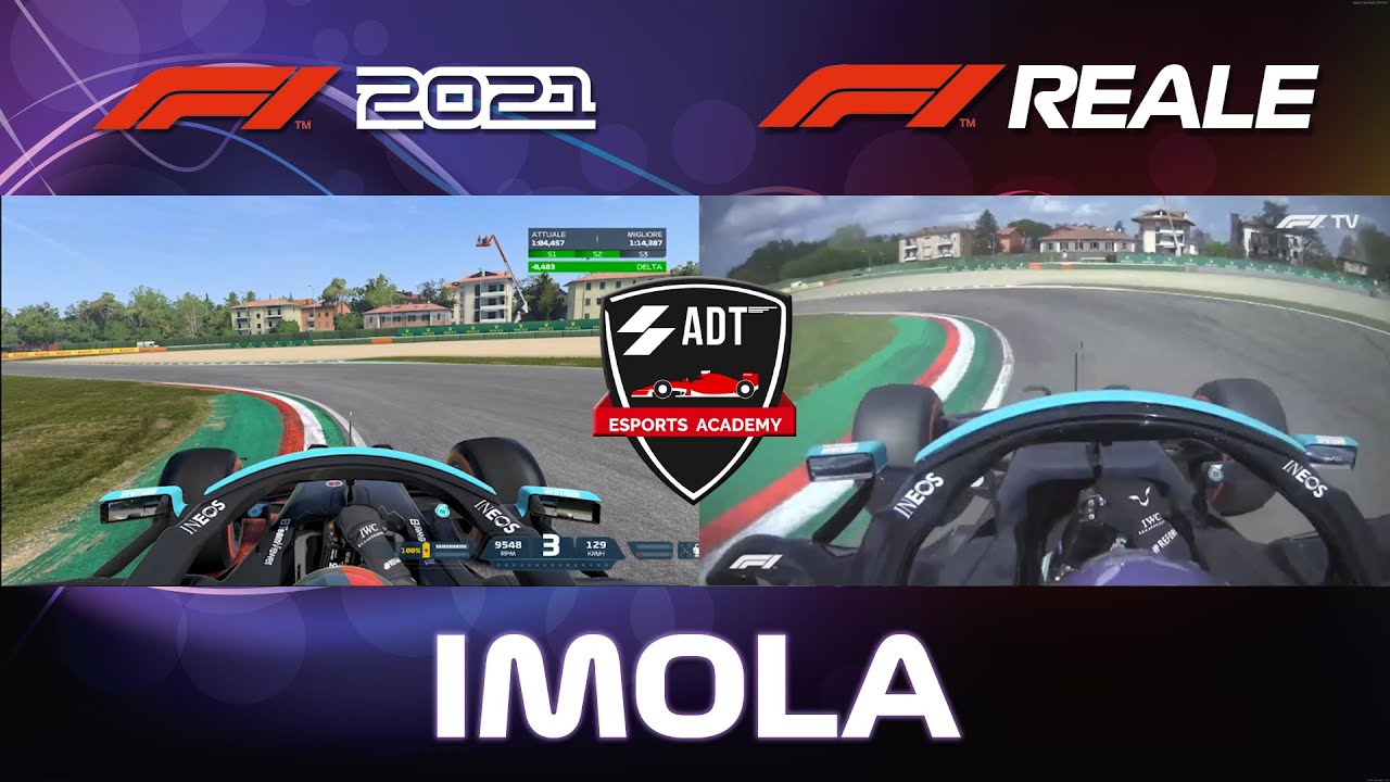 F1 2021 VS F1 REALE | IMOLA - SIMILITUDINI E DIFFERENZE