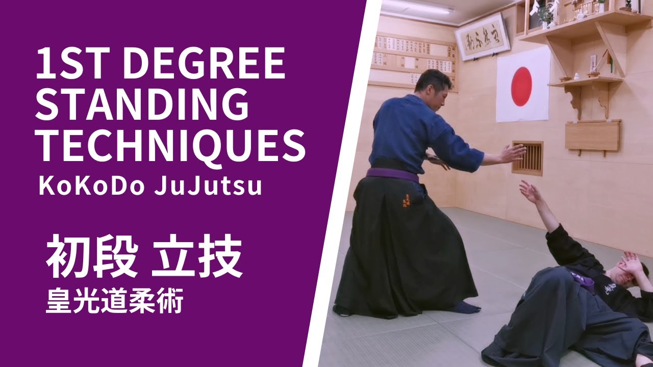 皇光道柔術初段 立技  KoKoDo JuJutsu 1st degree standing techniques (Shodan) , May 2020