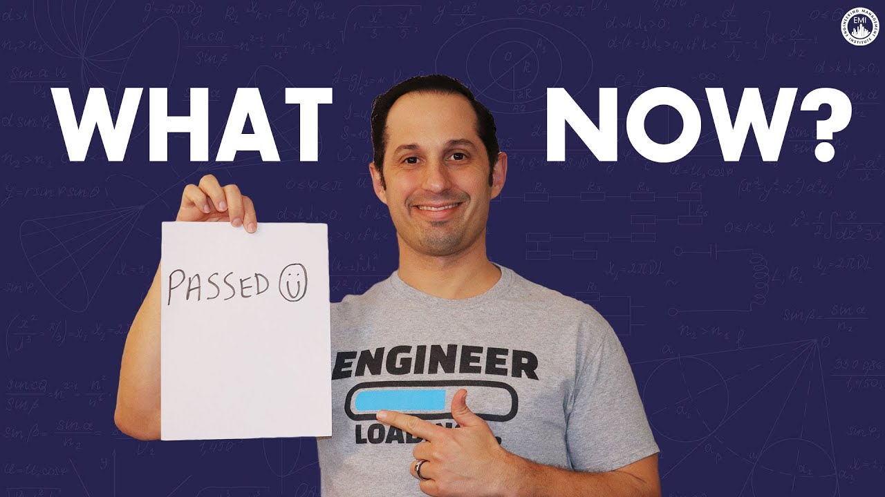 Steps to Take When You Pass the FE Exam