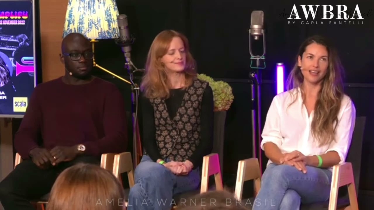 LEGENDADO •  Amelia Warner no painel 'Music For Film' no Scala Radio X Abbey Road Studios! 2022.