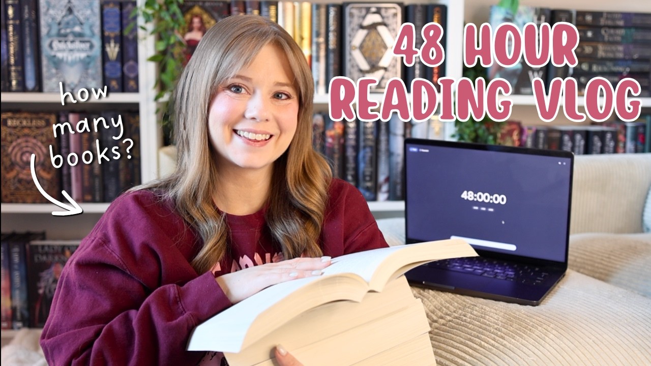 Прочитала более 1000 страниц за 2 дня! | Видеоблог о чтении в рамках марафона Realmathon