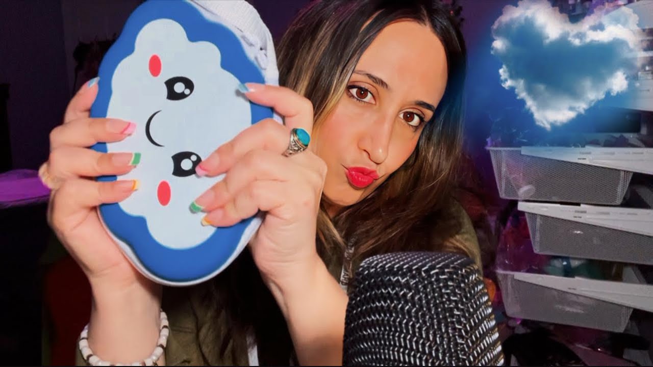 Heavenly ASMR Gripping & Lid Sounds w/bonus light Gum Chewing for Extra Tingles (fast & aggressive)