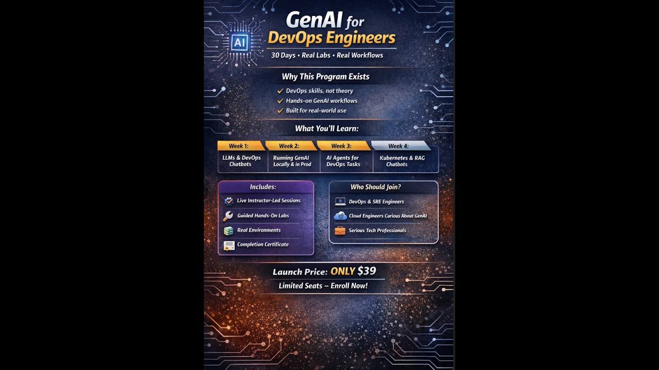 GenAI for DevOps Engineers: 30 Days