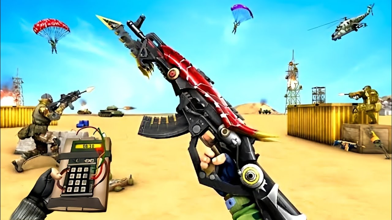 Ultimate Commando Strike games offline. Tactical missions, gun shooting games