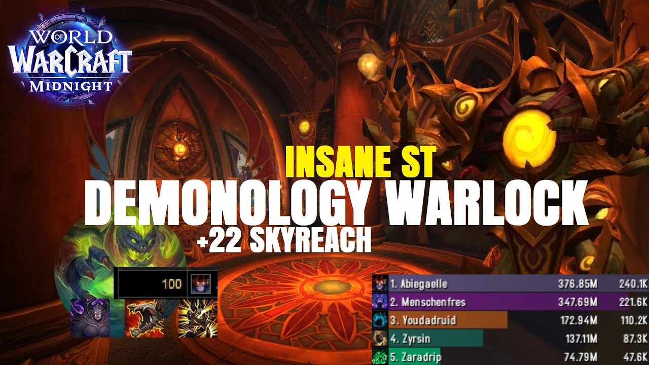 +22 Skyreach | Midnight Demonology Warlock ~ We can compete with the meta