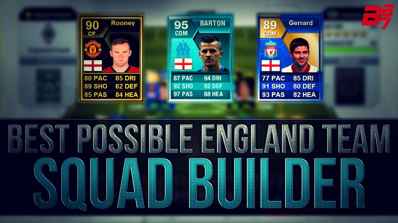 BEST POSSIBLE ENGLAND TEAM! w/TOTS GERRARD | FIFA 13 Ultimate Team Squad Builder