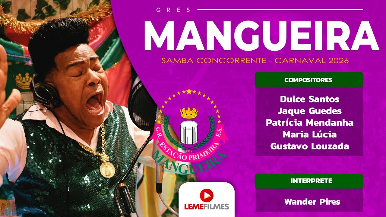 Mangueira 2026 - Dulce Santos, Jaque Guedes e Parceiros 