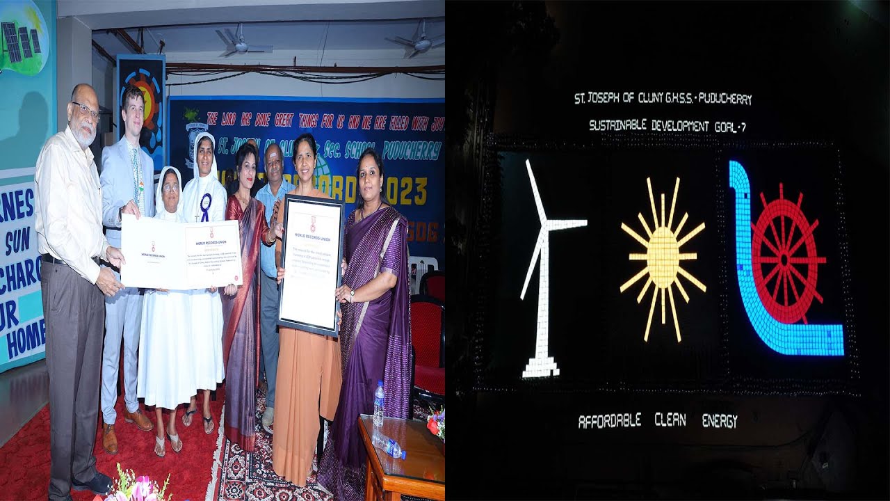 WORLD RECORD 2023 - St. Joseph of Cluny Pondicherry