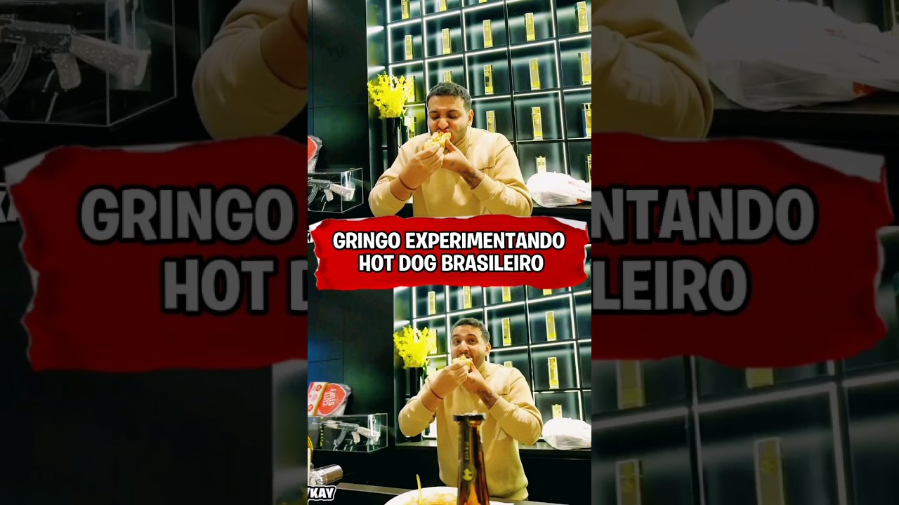 GRINGO PROVANDO CACHORRO QUENTE BRASILEIRO PELA PRIMEIRA VEZ 😱 