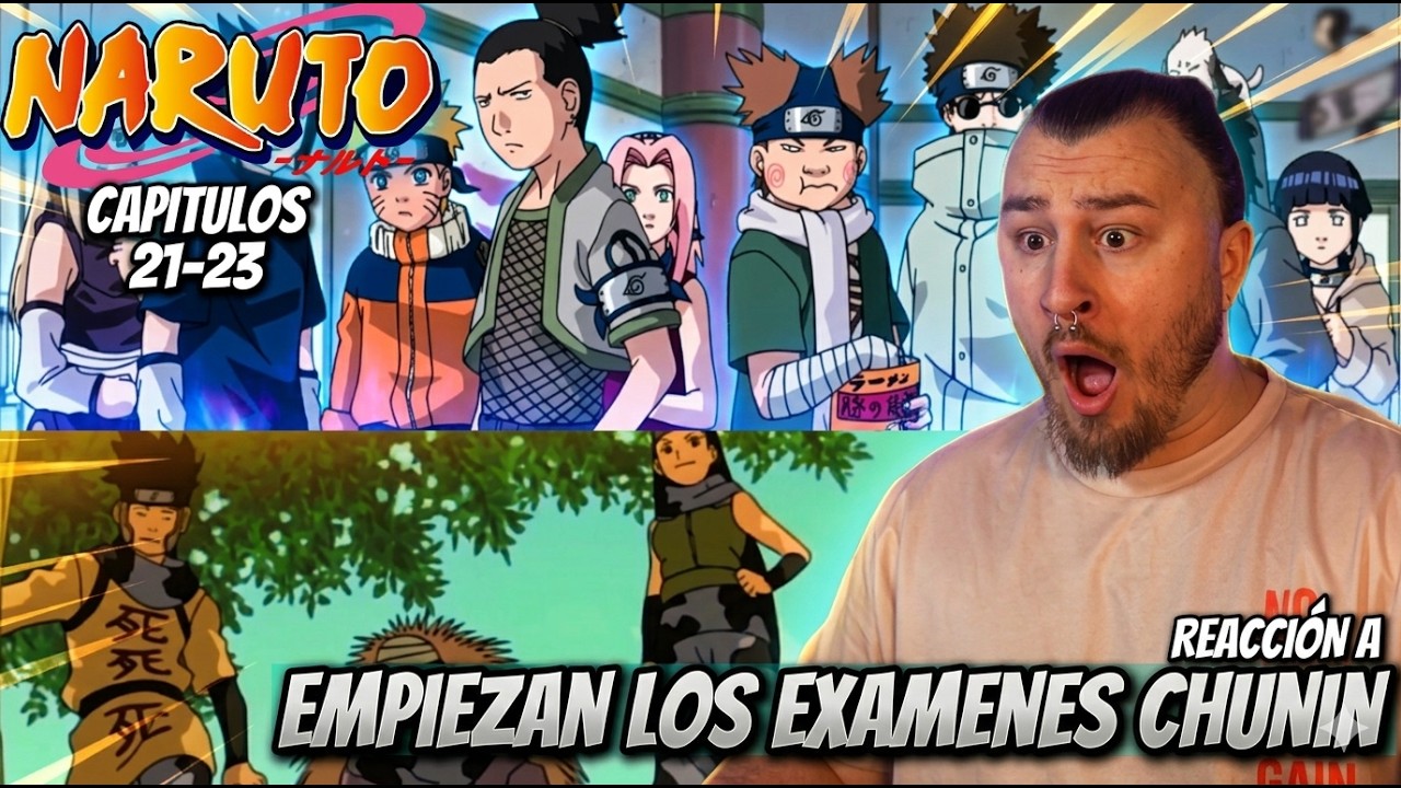 AQUÍ EMPIEZA TODO... 🔥 | REACCIÓN NARUTO POR PRIMERA VEZ | NARUTO - 21, 22 Y 23
