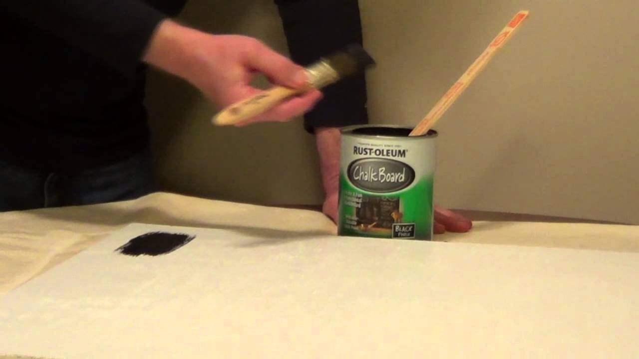 Chalkboard Paint - How to Make a Chalkboard